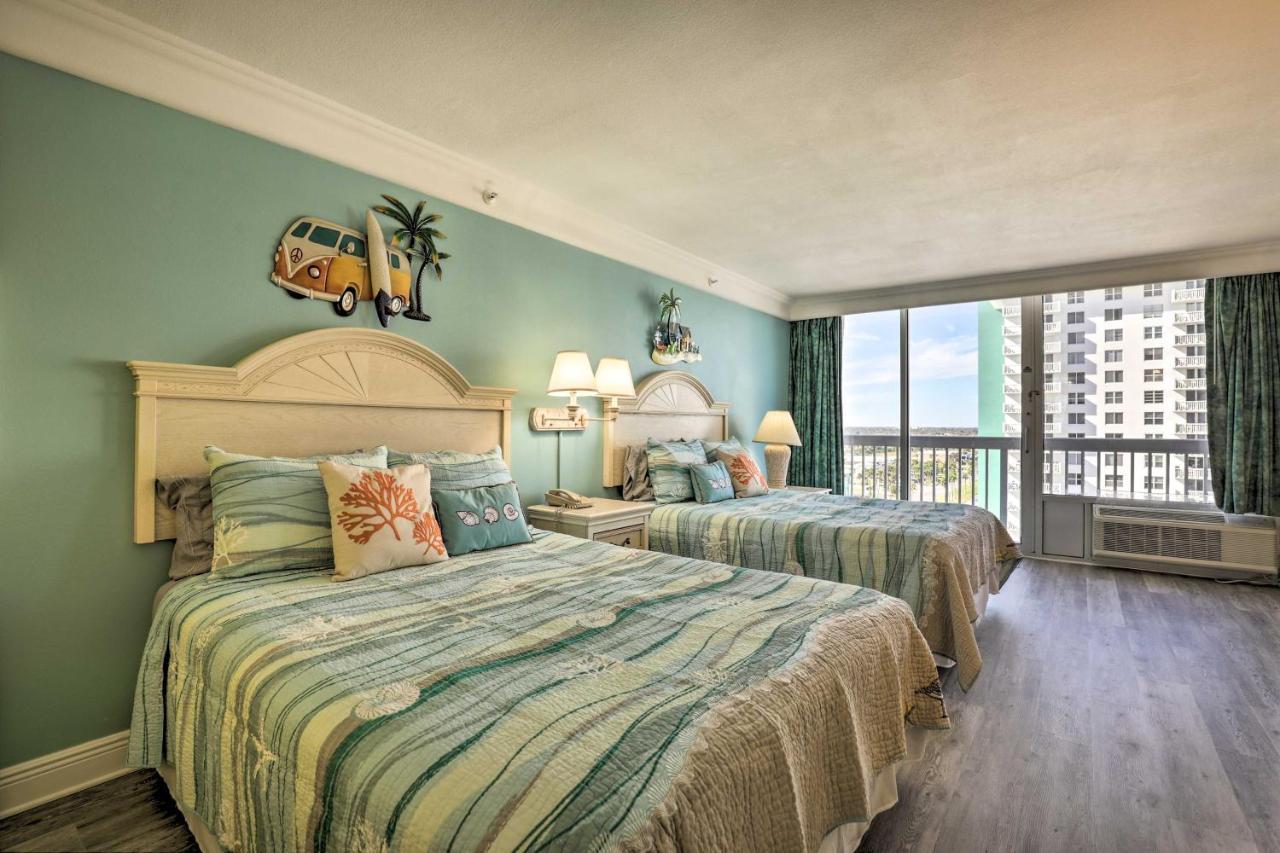 Ocean-View Daytona Beach Resort Retreat With Balcony Exterior foto